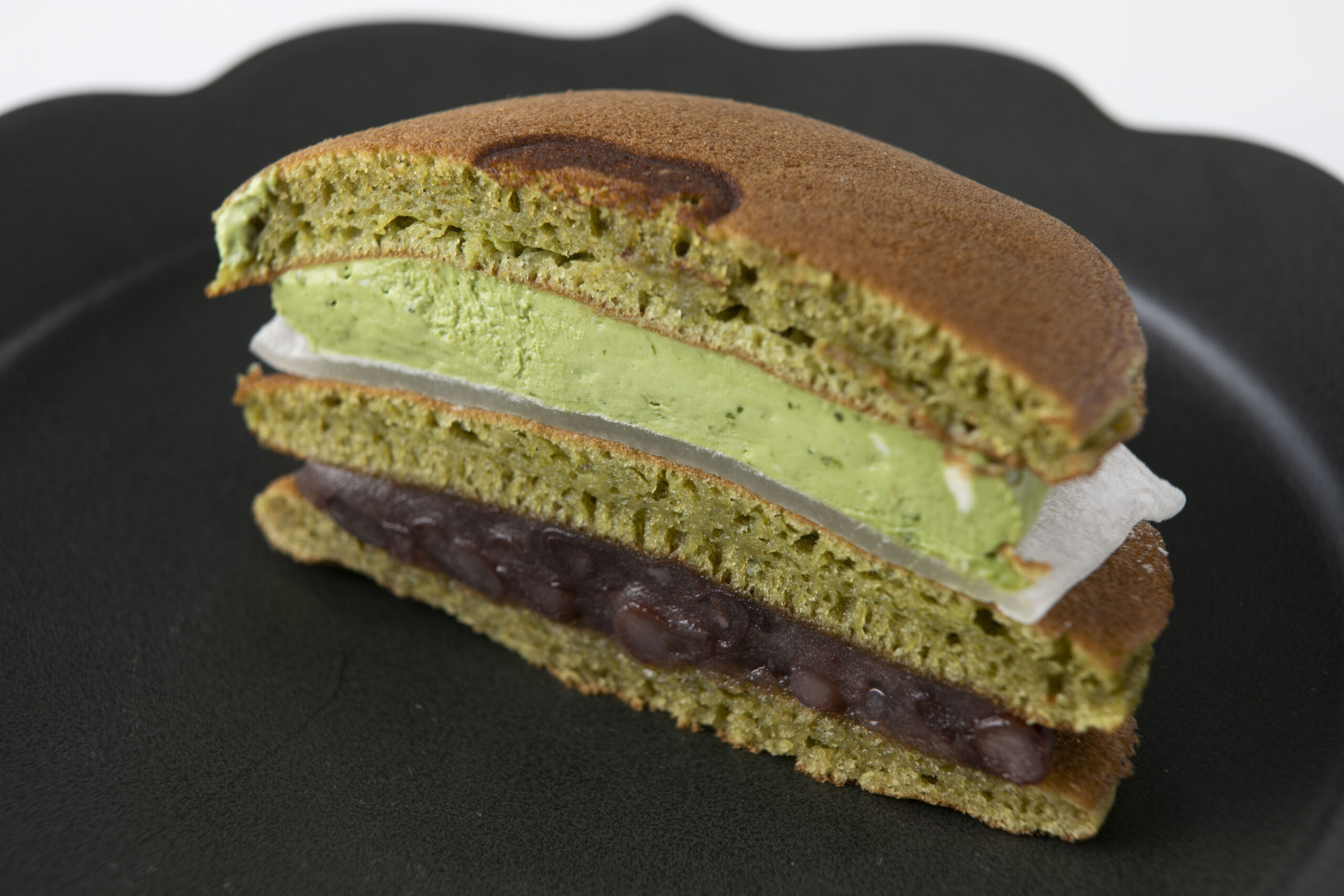 どら抹茶バーガー