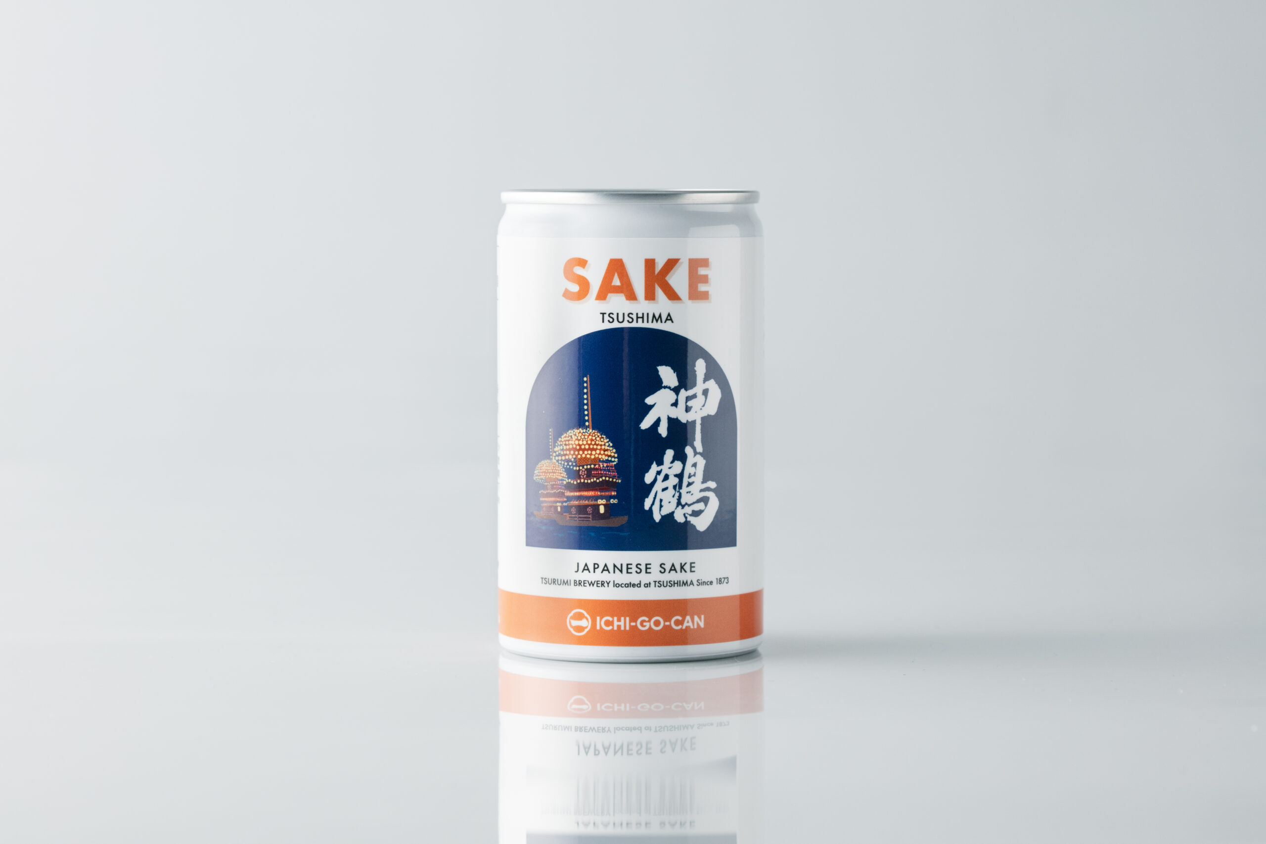 旅する日本酒缶-TSUSHIMA-純米吟醸　神鶴一合缶